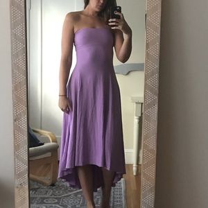 (Never worn) Susanna Monaco Strapless Hi Low Dress